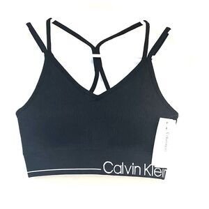 Calvin Klein Ribbed Sports Bra L